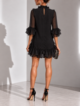Clémence™ | Robe courte élégante à volants