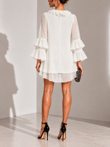 Élodie™ | Robe courte élégante à volants