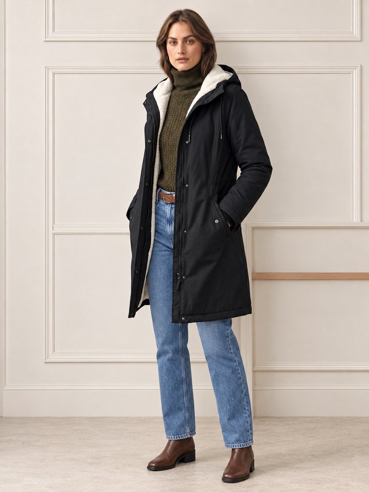 Margaret™ | Long Warm Hooded Parka