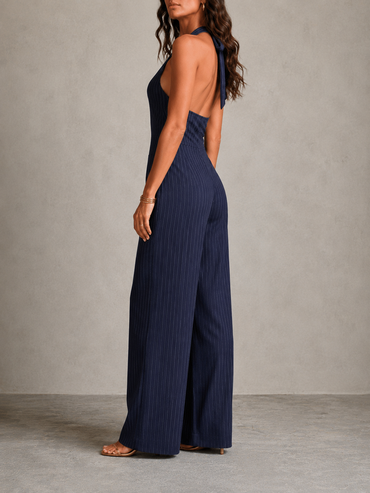 Melody | Elegant Striped Jumpsuit with Flowing Fit