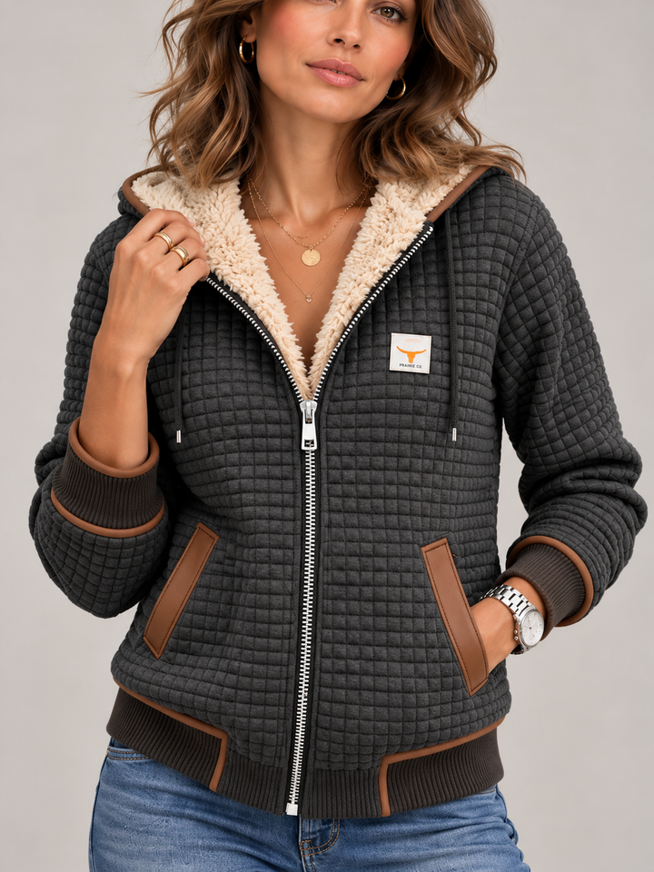 Amelia™ | Quilted Hooded Jacket