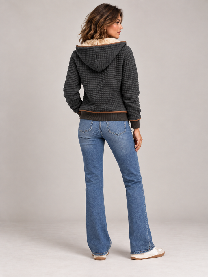 Amelia™ | Quilted Hooded Jacket