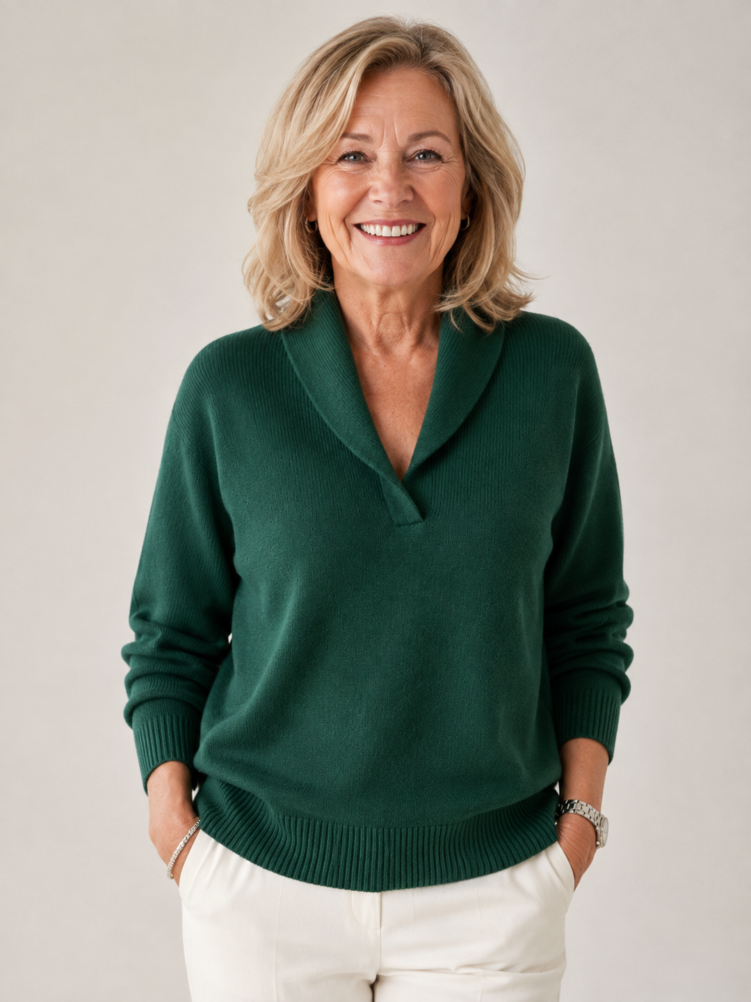 Harriet Comfortable V-Neck Jumper – Buy One Get One Free