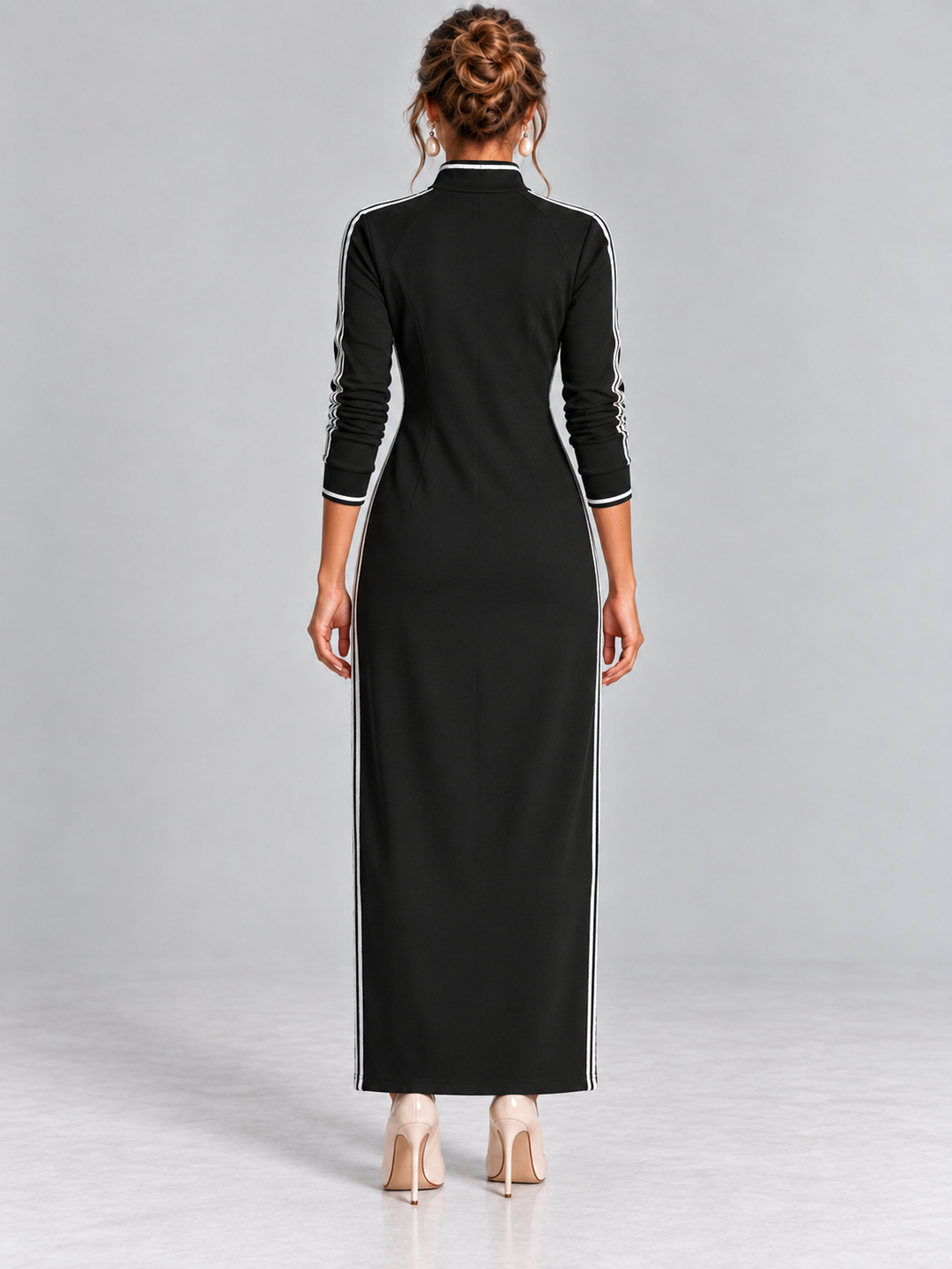 Sport-Chic Elegance | Modern Maxi Dress