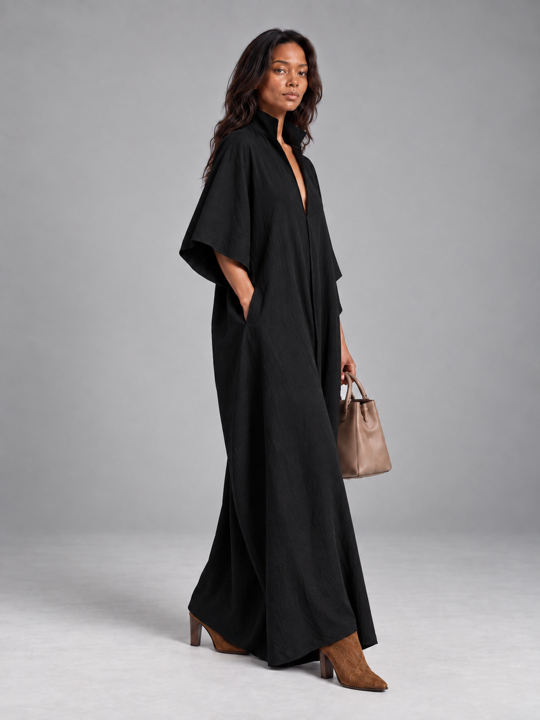 Naomi™ | Minimalist Flowing Maxi Dress