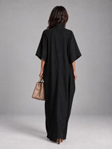 Noémie™ | Robe longue fluide minimaliste