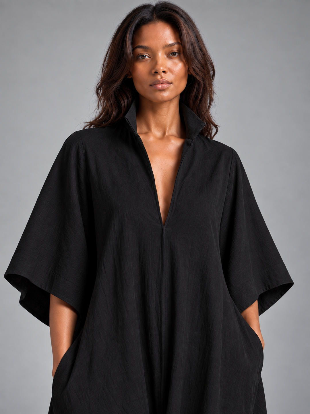 Naomi™ | Minimalist Flowing Maxi Dress