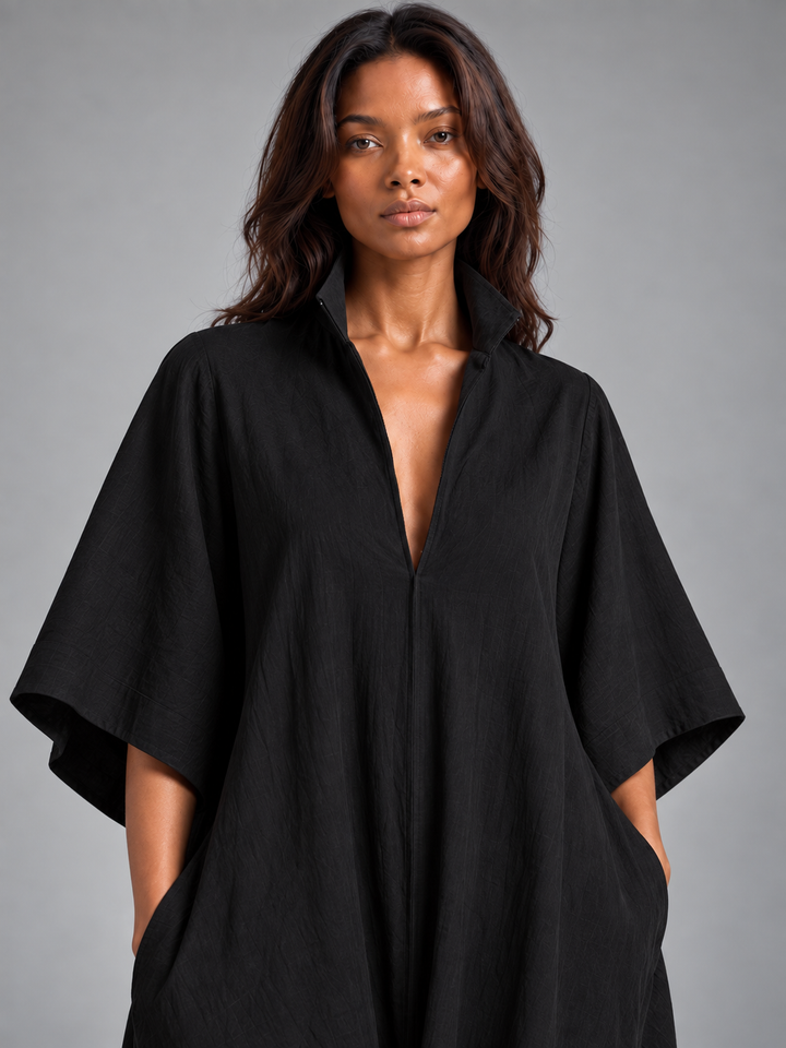 Naomi™ | Minimalist Flowing Maxi Dress