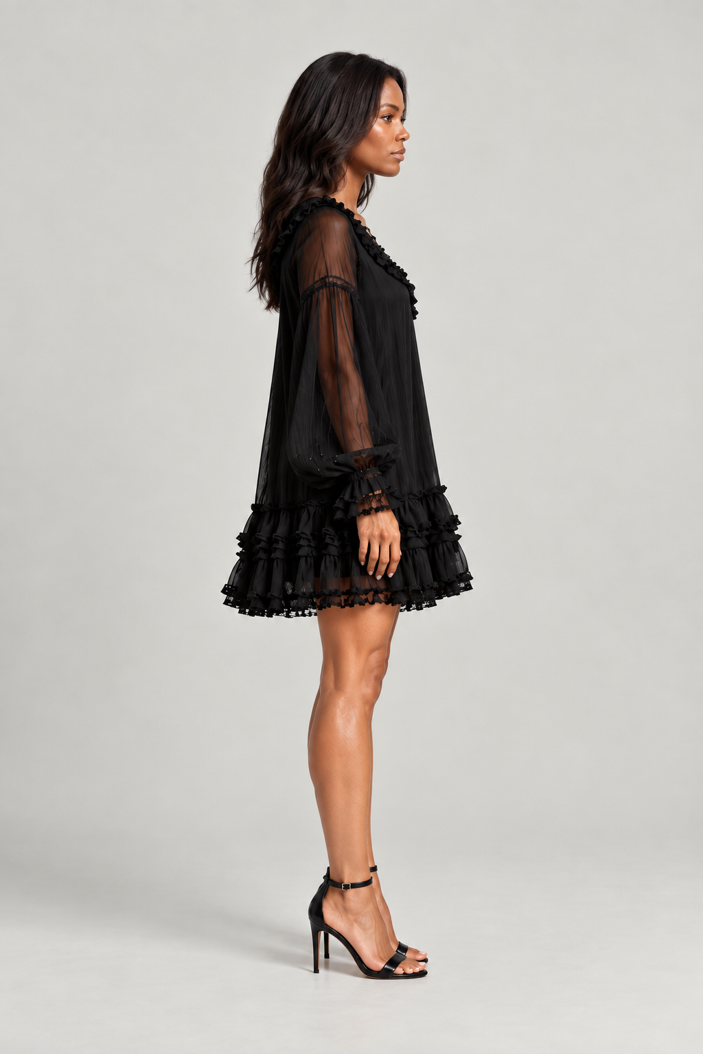 Sylvia™ | Flowing Ruffle Dress