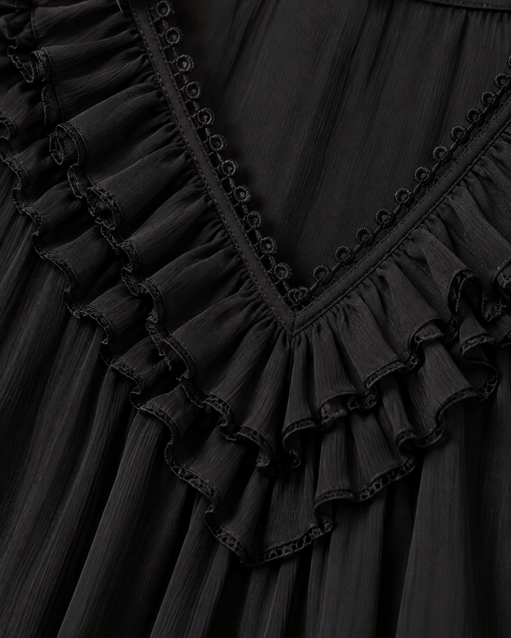 Sylvia™ | Flowing Ruffle Dress