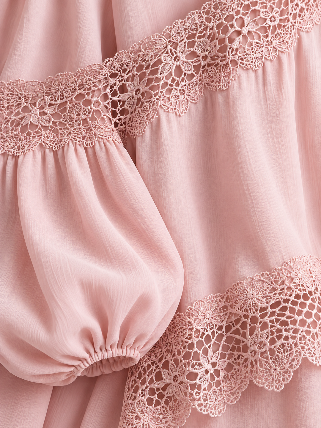 Amelia | Asymmetric Satin Dress with Lace