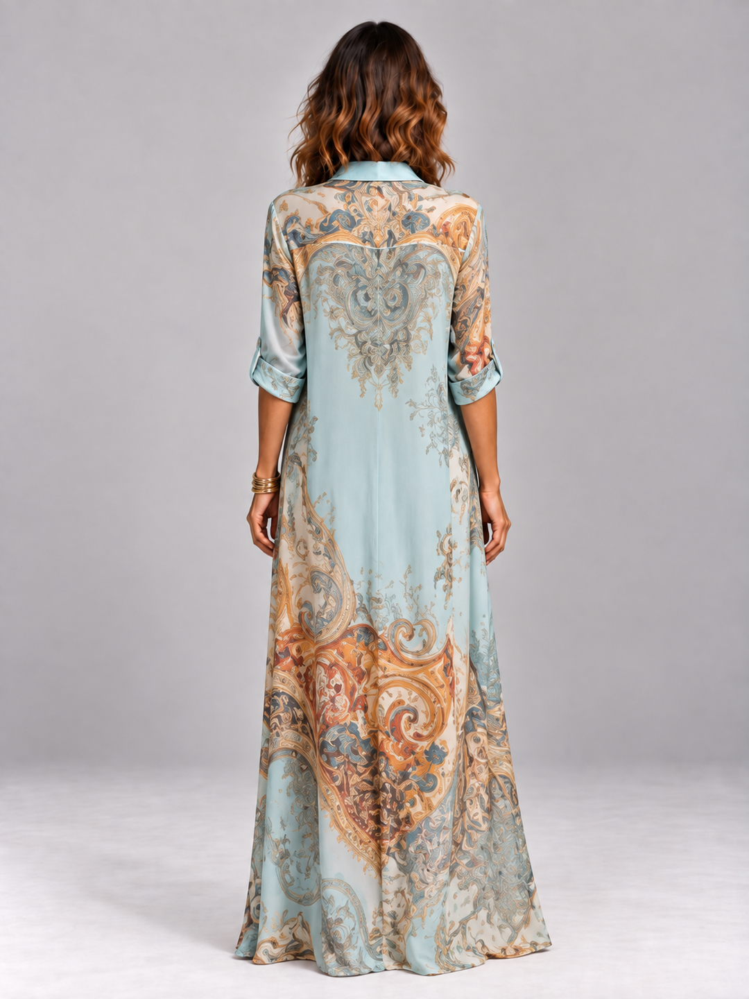 Summer | Printed Boho Maxi Dress