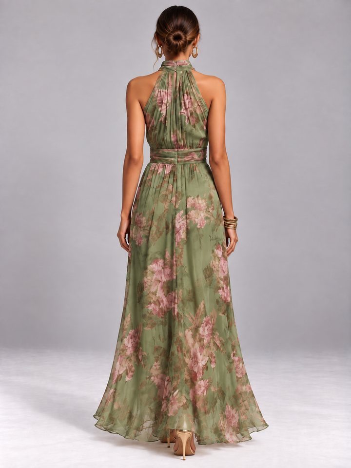 Daisy™ | Flowing Floral Print Maxi Dress