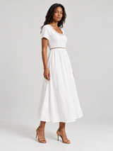 Mireille™ | Robe longue en coton