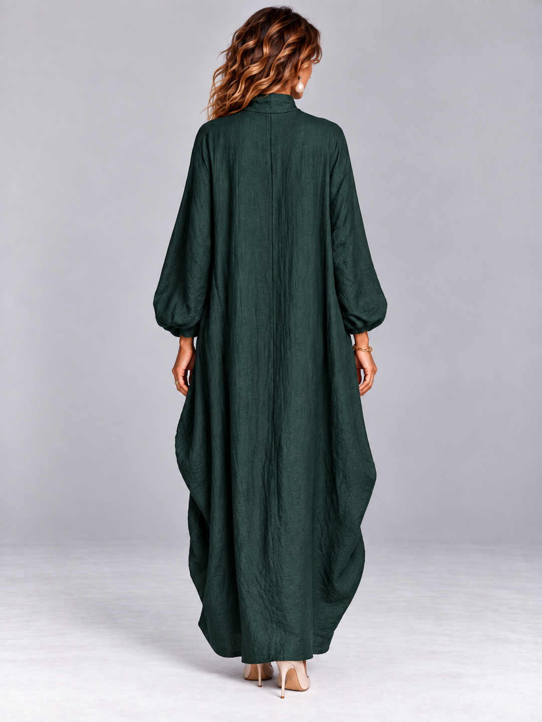 Mary | Loose Long-Sleeve Maxi Dress