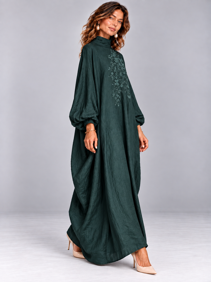 Mary | Loose Long-Sleeve Maxi Dress