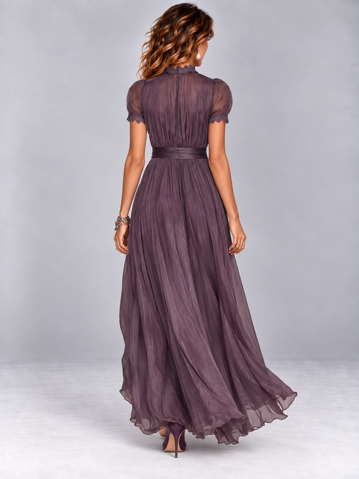 Eliza | Elegant Flowing Maxi Dress with Refined Details