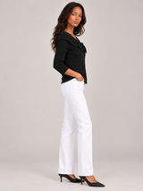 Delphine™ | Pull avec nœud et col rond