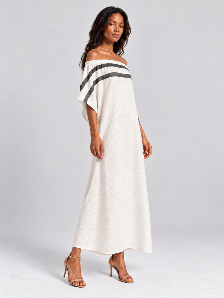 Sofia | Flowing Off-the-Shoulder Maxi Dress