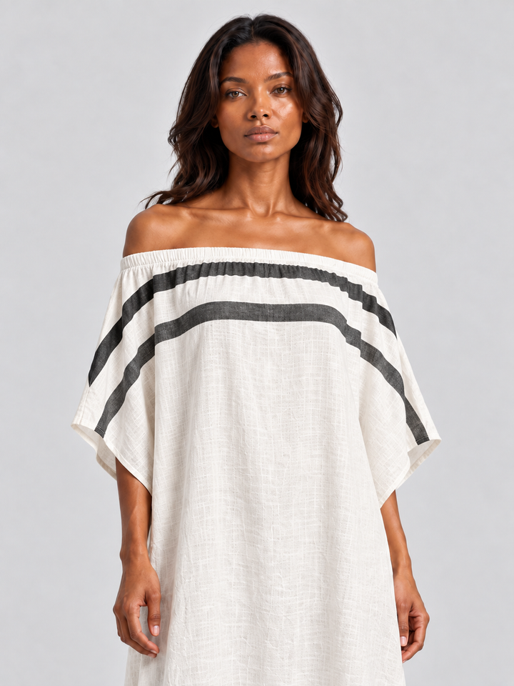 Sofia | Flowing Off-the-Shoulder Maxi Dress