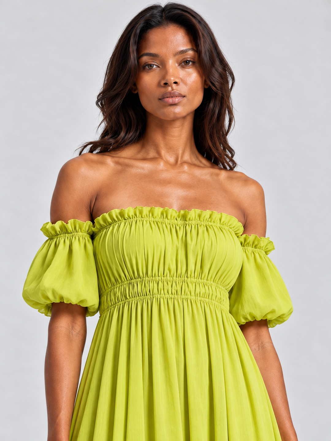Aurora | Flowing Off-the-Shoulder Maxi Dress