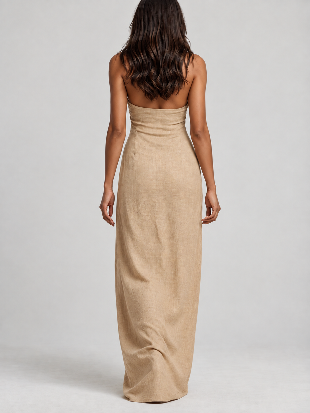 Sophie | Elegant Maxi Dress with Flowing Cut and Halterneck