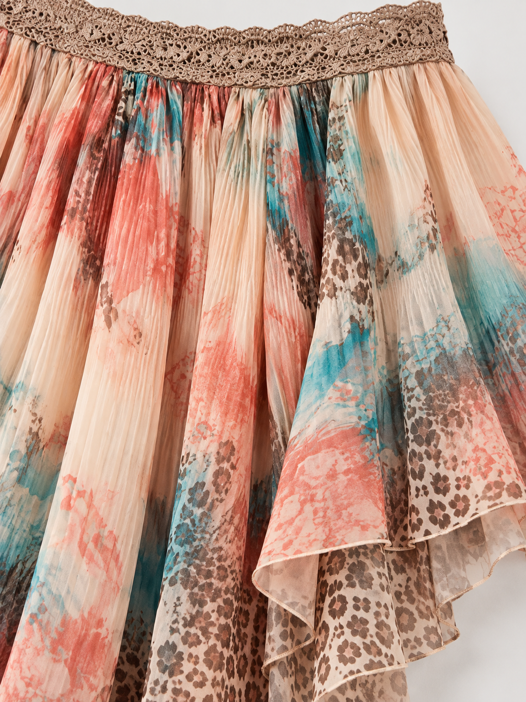 Aurora | Boho Print Flowing Dress