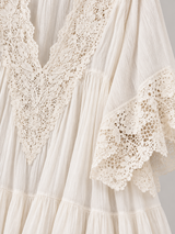 Éliane™ | Robe Chiffon Ivoire