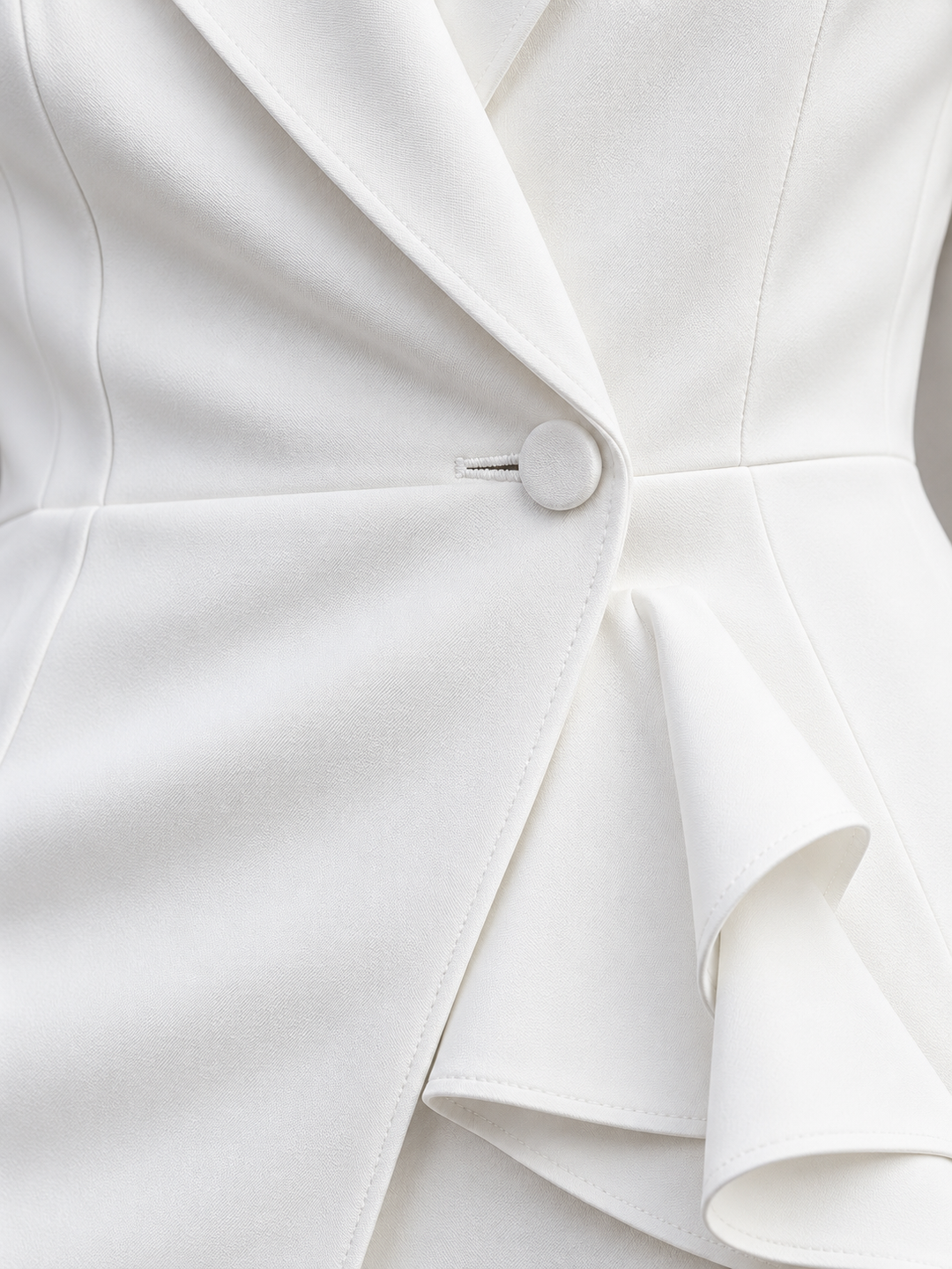 Melody Blazer Dress – White Edition