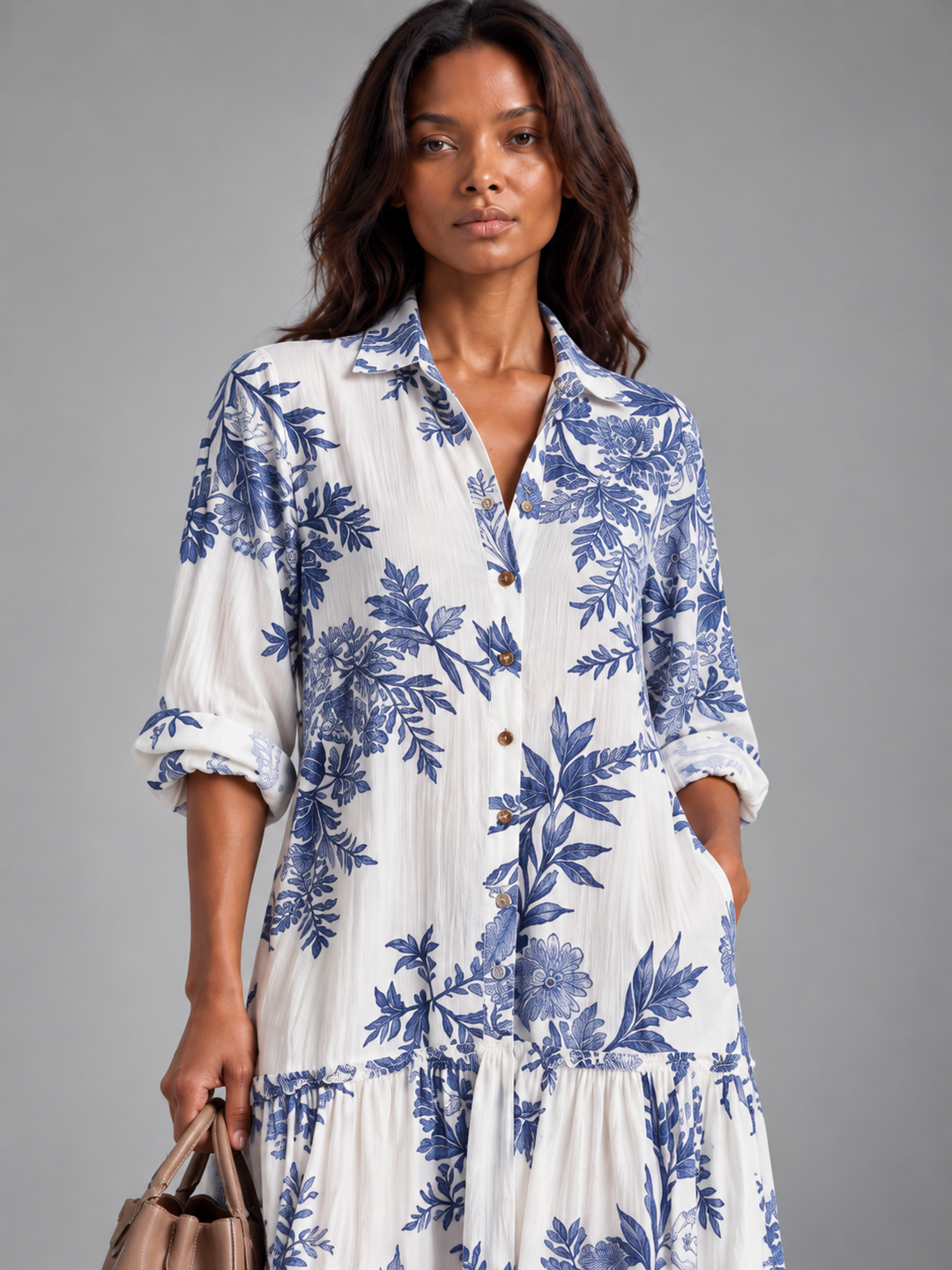 Margaret™ | Elegant Floral Maxi Dress