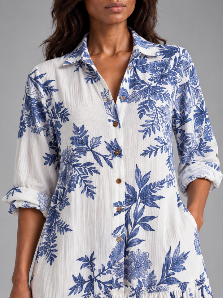 Margaret™ | Elegant Floral Maxi Dress