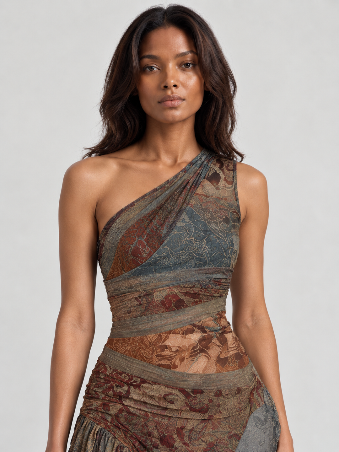 Sensual Allure | Elegant Asymmetric Dress