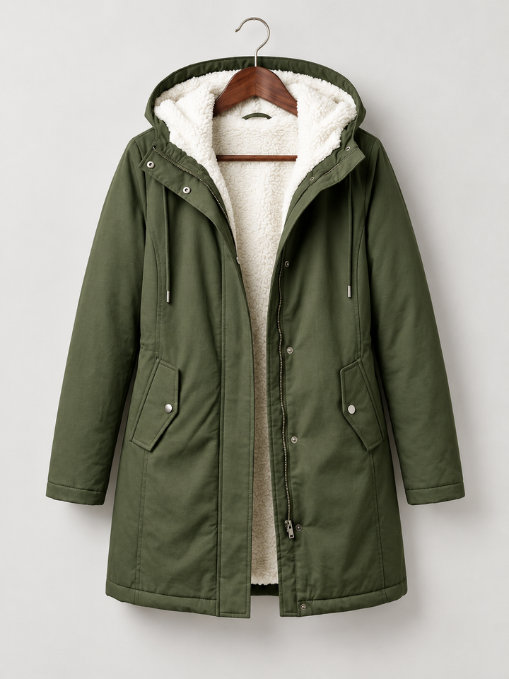 Margaret™ | Long Warm Hooded Parka