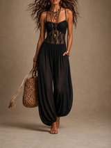 Claudine™ | Combinaison Bohème en Dentelle