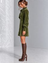 Juliette™ | Robe courte élégante à col noué
