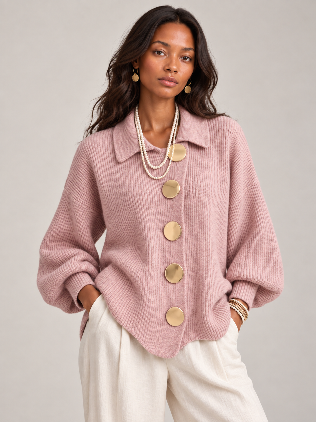 Clementine™ | Elegant Oversized Cardigan