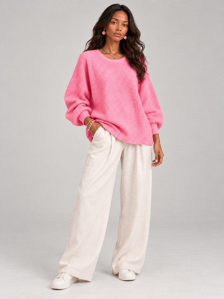 Naomi™ | Classic Waffle Knit Jumper