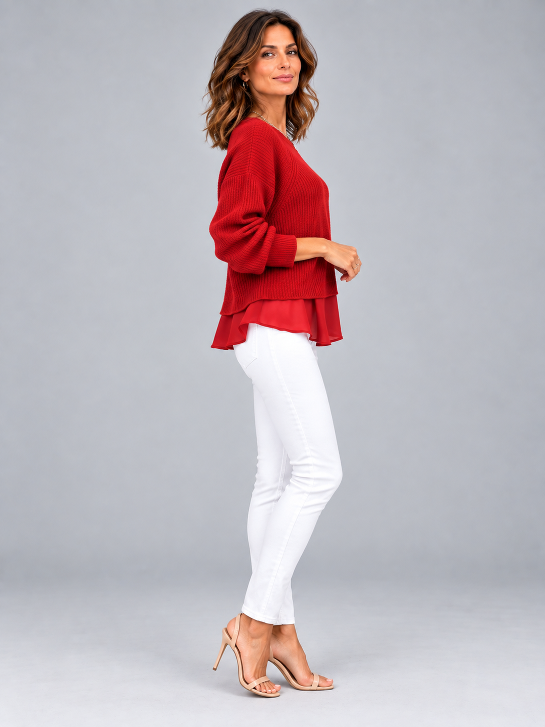 Cecily™ | Two-Piece Effect Jumper