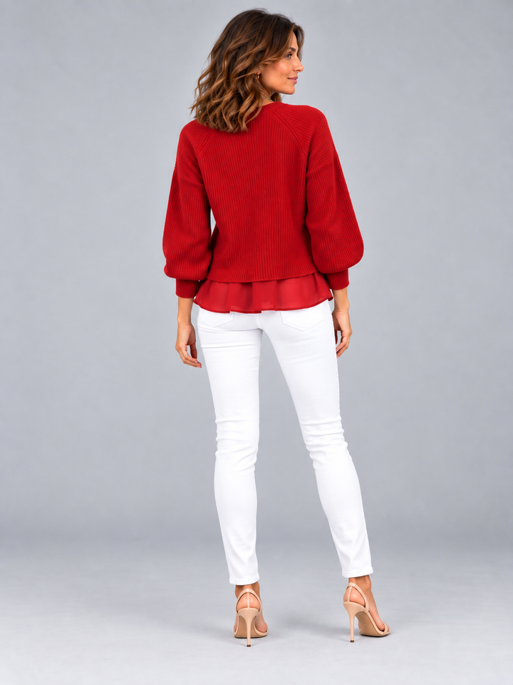Cecily™ | Two-Piece Effect Jumper