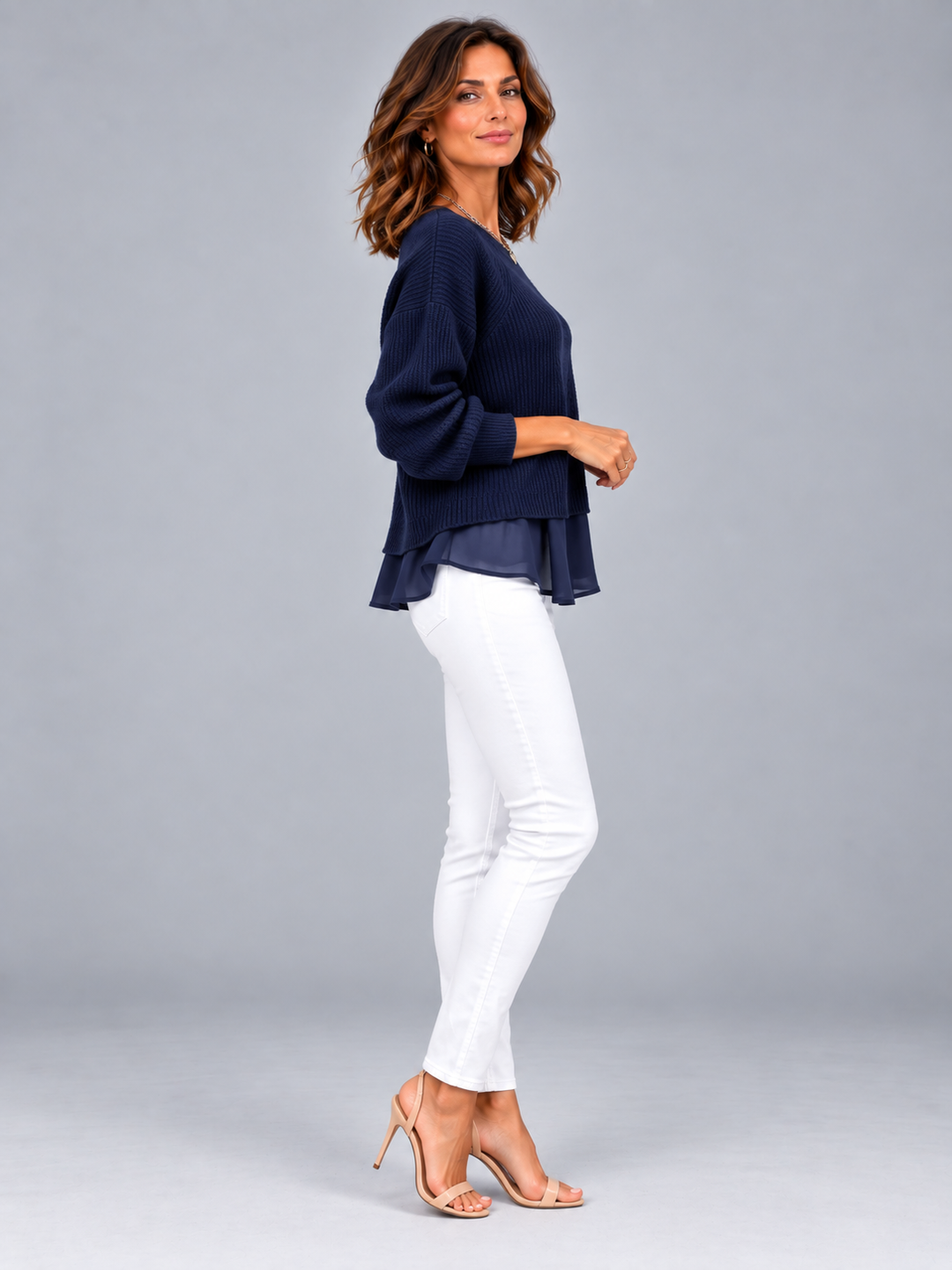 Cecily™ | Two-Piece Effect Jumper