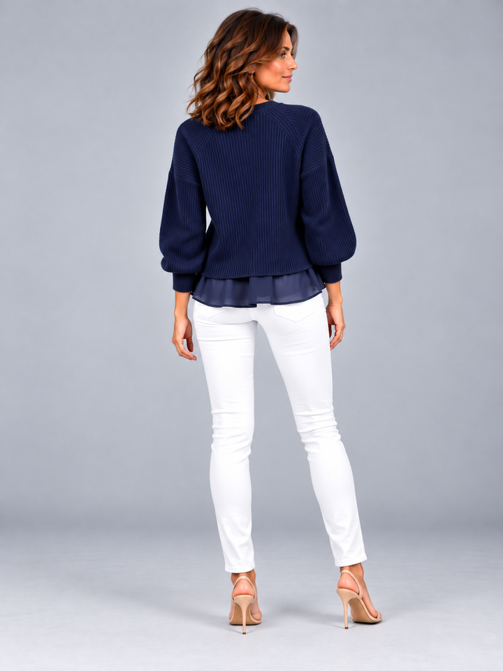 Cecily™ | Two-Piece Effect Jumper