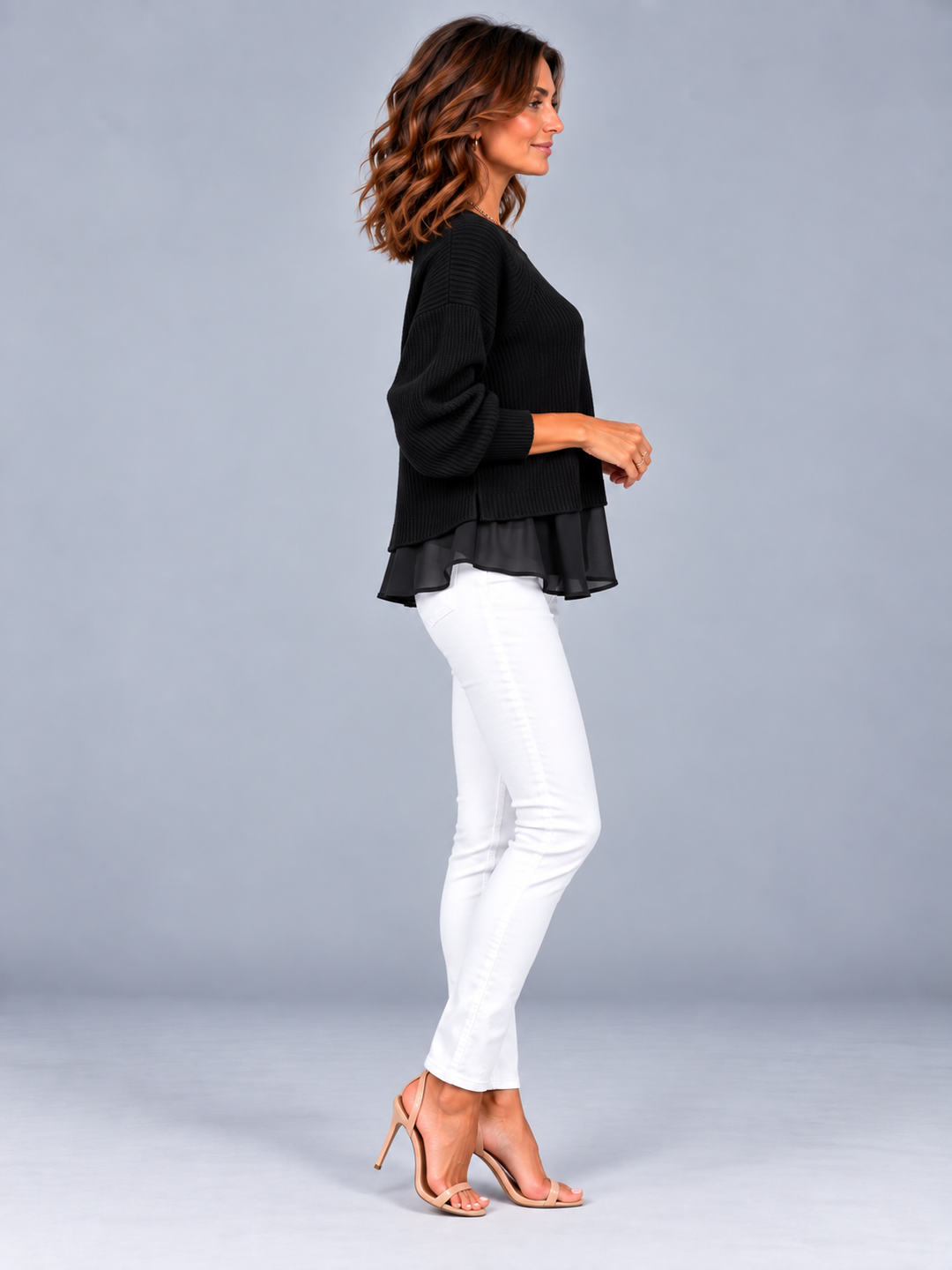 Cecily™ | Two-Piece Effect Jumper