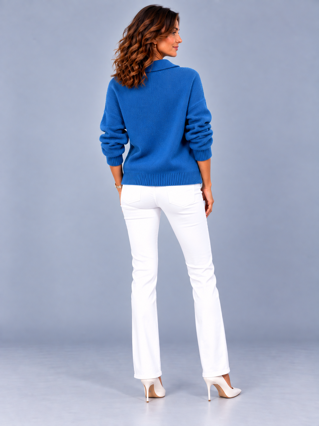 Vivian™ | Knit Cardigan with Shirt Collar