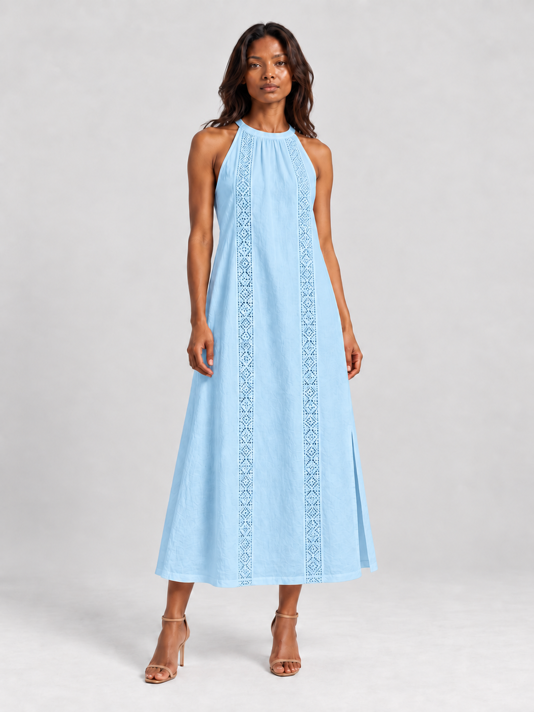 Pure Elegance | Sleeveless Maxi Dress