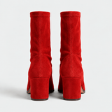 BOTTINES CHIC EN DAIM