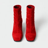 BOTTINES CHIC EN DAIM