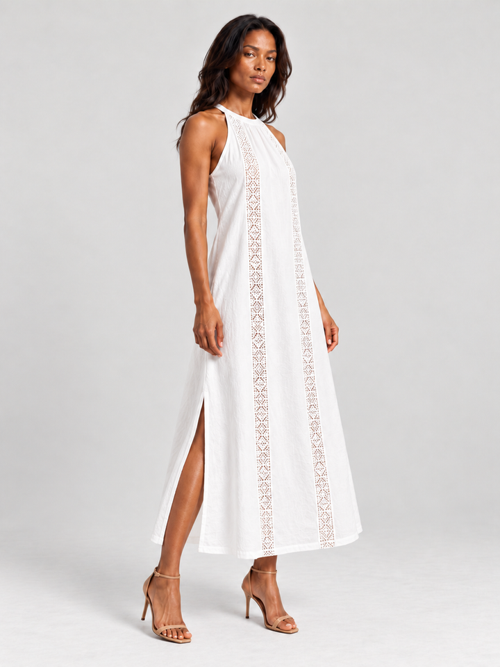 Pure Elegance | Sleeveless Maxi Dress