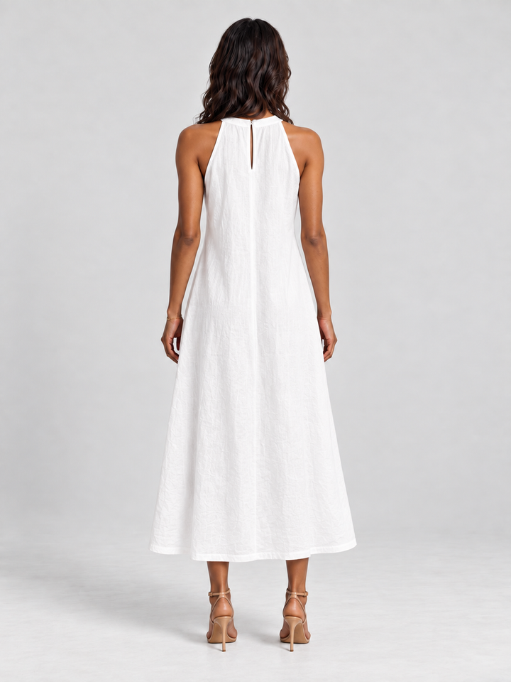 Pure Elegance | Sleeveless Maxi Dress