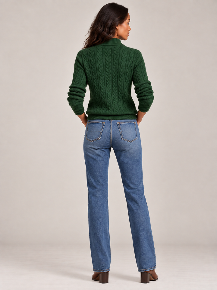 Timeless Cable Knit Wool Jumper