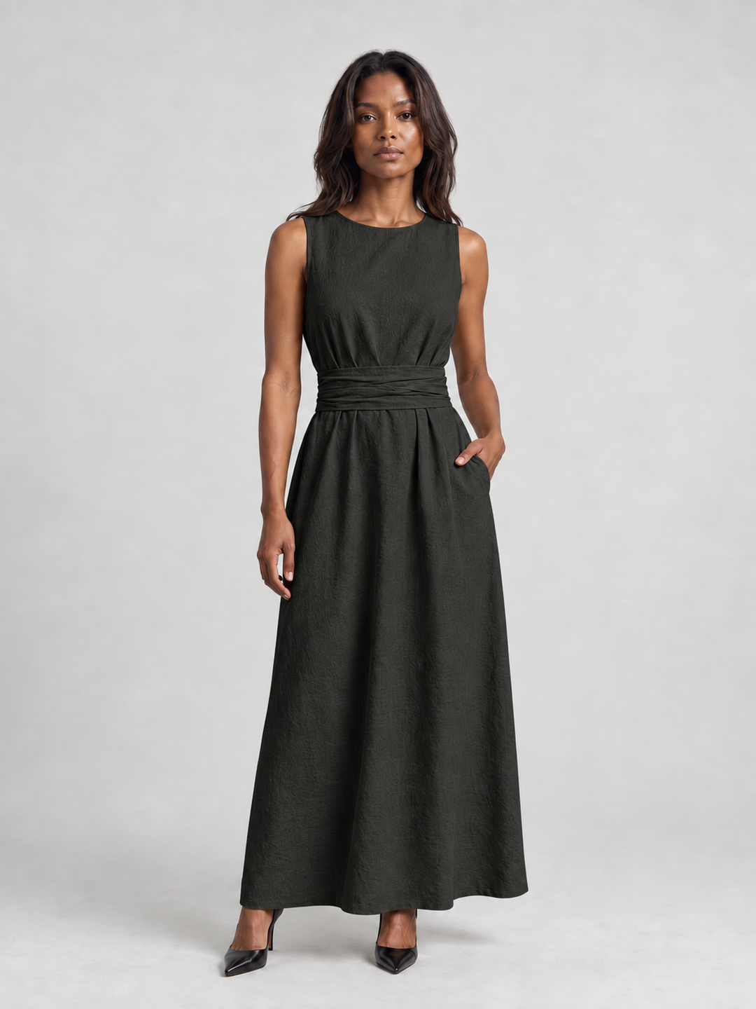 Lena | Comfortable Elegant Maxi Dress with Soft Waist